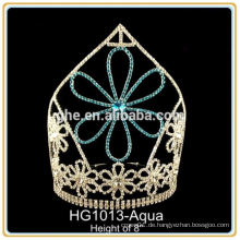 Rhinestonehochzeit Tiaras Hochzeitskrone Großhandels-Tiara-Perücke-Stabhochzeits-Tiara hairband